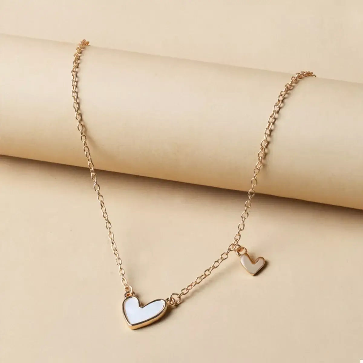 Alloy Heart Pendant Necklace - Trendsi - Flyclothing LLC