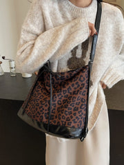 Leopard Dual Purpose Crossbody Bag - Trendsi