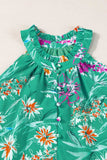 Frill Printed Grecian Tank - Trendsi - Flyclothing LLC