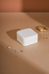 PU Leather Square Jewelry Box - Trendsi