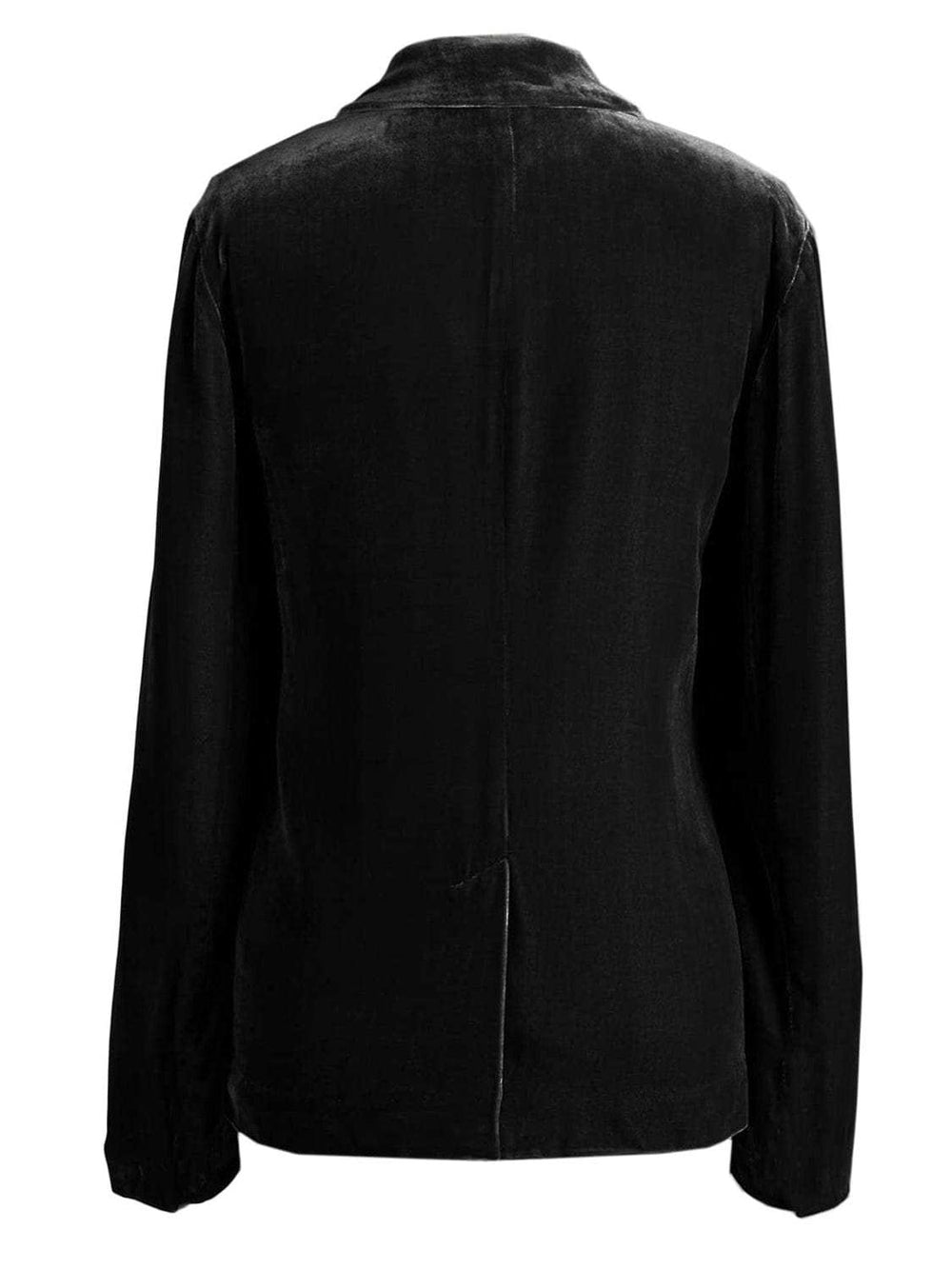 Pocketed Button Up Lapel Collar Blazer - Trendsi - Flyclothing LLC