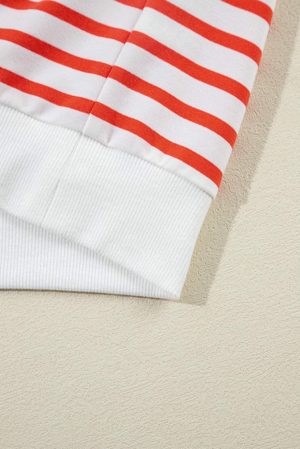 Striped Dropped Shoulder Long Sleeve Sweatshirt - Trendsi - Flyclothing LLC