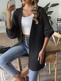 Open Front Drop Shoulder Cardigan - Trendsi - Flyclothing LLC