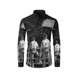 Baha Ranch Sepia Cowboy Ranch Long Sleeve Button Up Arena Shirt