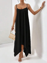 Scoop Neck Midi Cami Dress - Trendsi - Flyclothing LLC