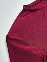 Ruched Long Sleeve Bodycon Maxi Dress - Trendsi - Flyclothing LLC