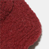 Sherpa Letter H Embroidered Cap - Trendsi - Flyclothing LLC