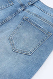 High Waist Button Fly Flared Jeans - Trendsi - Flyclothing LLC