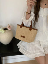 Straw Woven Crossbody Bag - Trendsi - Flyclothing LLC
