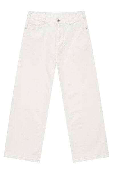 Baggy Jeans with Pockets - Trendsi - Flyclothing LLC