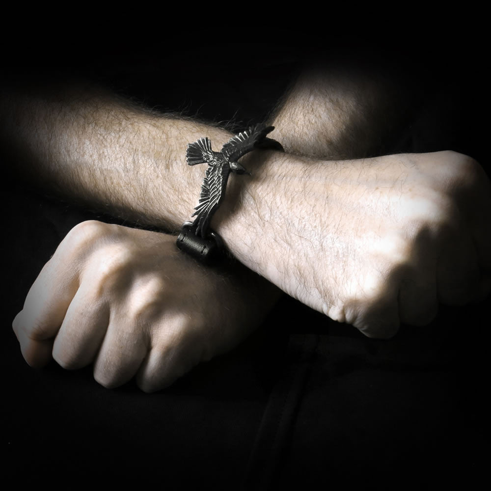 Black Consort Wrist Strap - Alchemy of England - Flyclothing LLC