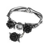 Wild Black Rose Bracelet - Alchemy of England - Flyclothing LLC