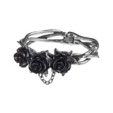 Wild Black Rose Bracelet - Alchemy of England - Flyclothing LLC