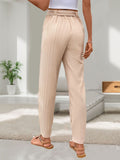 Tied High Waist Pants Trendsi