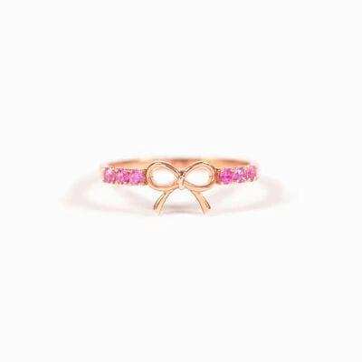 925 Sterling Silver Bow Ring - Trendsi - Flyclothing LLC