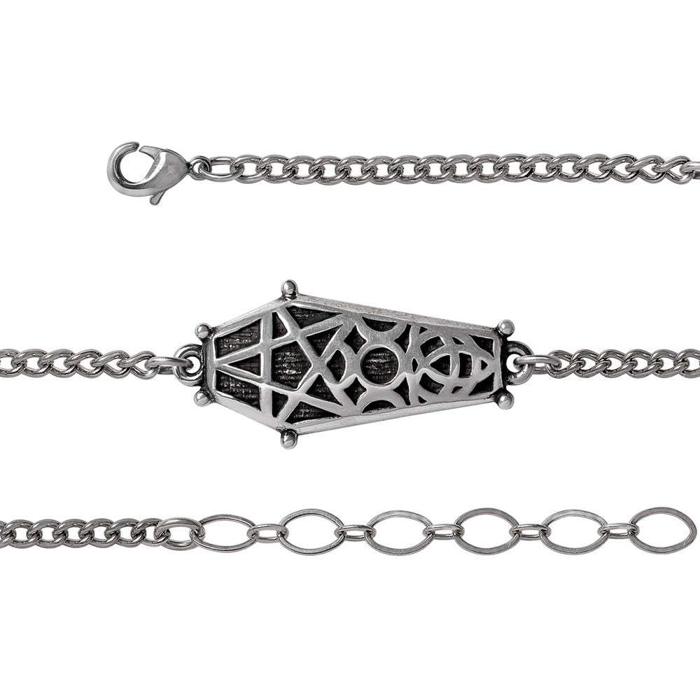 Hex Coffin Wrist Chain - Alchemy of England - Flyclothing LLC
