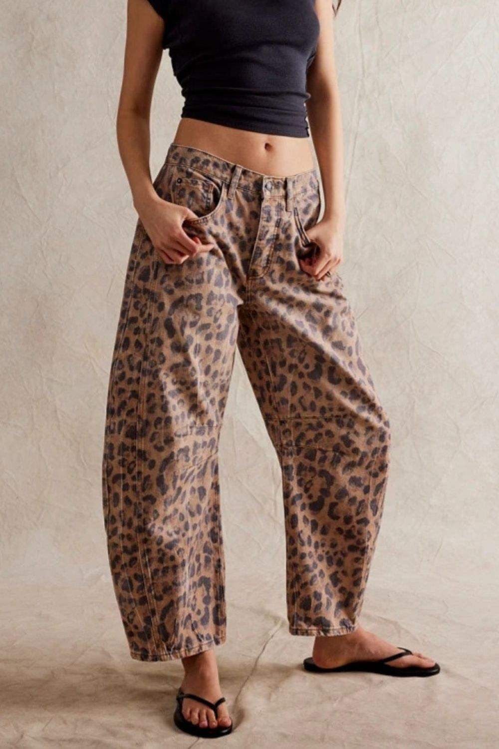 Wide Leg Jeans with Pockets - Trendsi - Flyclothing LLC