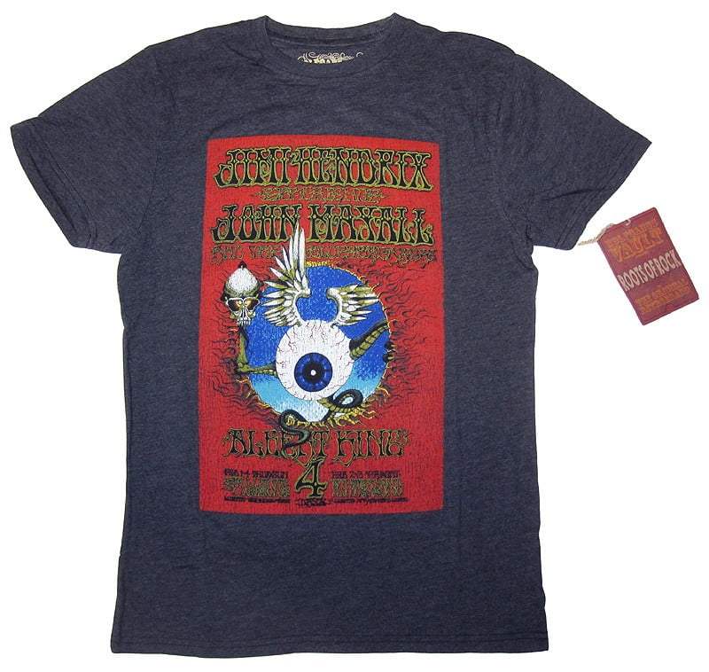 Wolfgang's Vault Hendrix Poster Shirt - Original Retro Brand - Flyclothing LLC