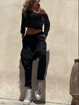 Round Neck Long Sleeve Knit Cover Up - Trendsi - Flyclothing LLC