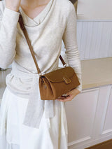 Buckle Flap Crossbody Bag - Trendsi - Flyclothing LLC