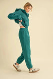 Aemi+Co Drawstring Elastic Waist Joggers - Trendsi