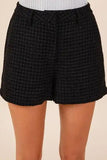 Mittoshop Tweed Classic Shorts with Side Pockets - Trendsi