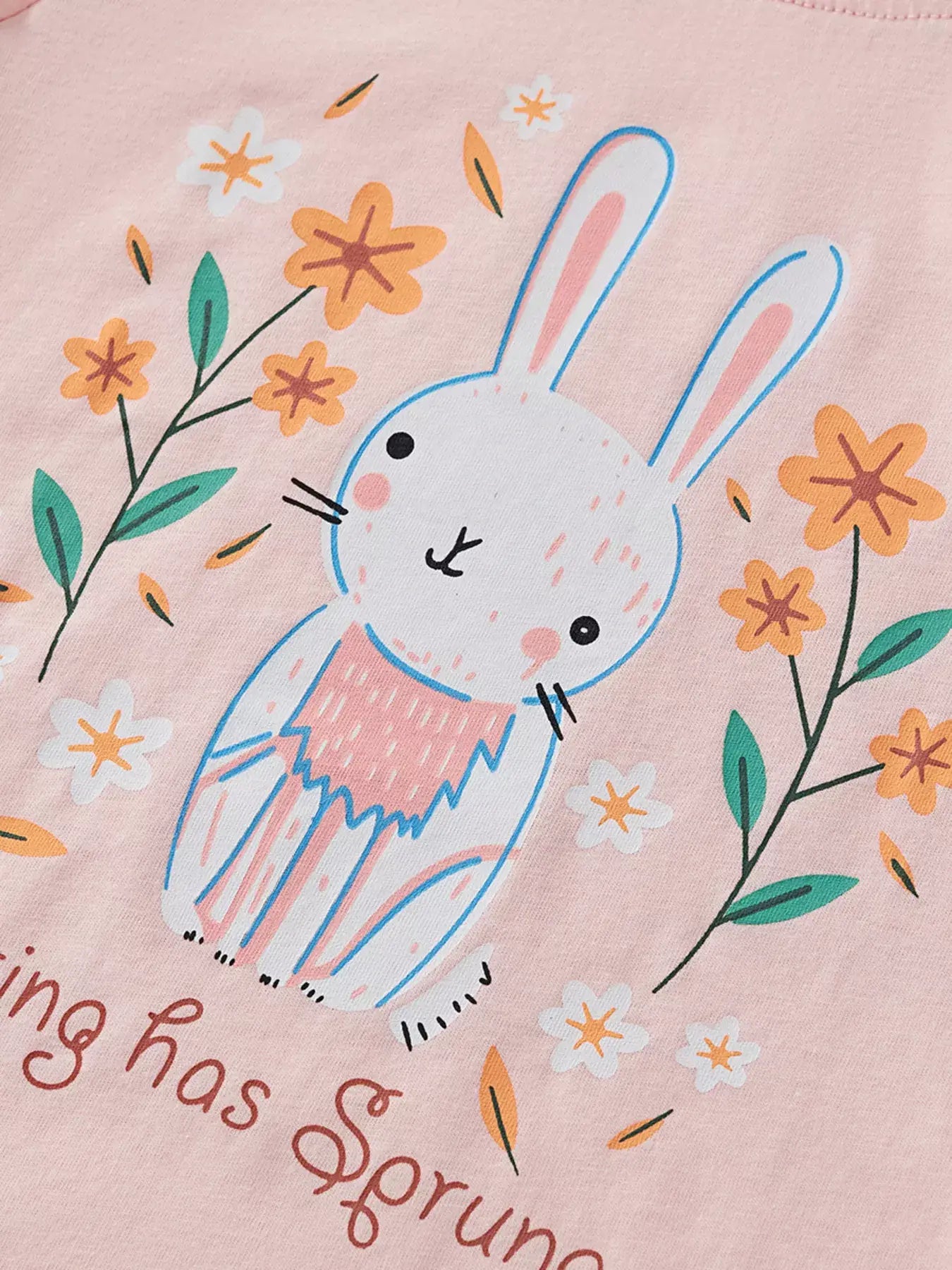 Children's Cute Rabbit Long Sleeve T-Shirt - Trendsi - Flyclothing LLC