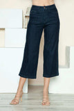 Judy Blue Full Size Side Seam Braid Detail Crop Wide Leg Jeans - Trendsi - Flyclothing LLC