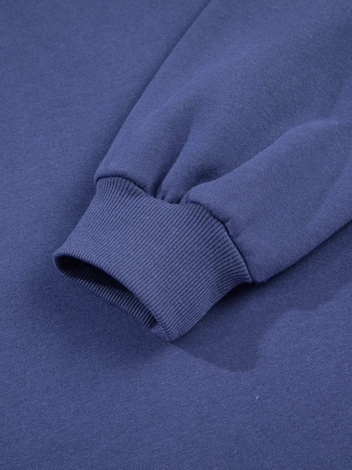 Fleece Lined Adjustable Drawstring Oversize Tunic Hoodie - Trendsi - Flyclothing LLC
