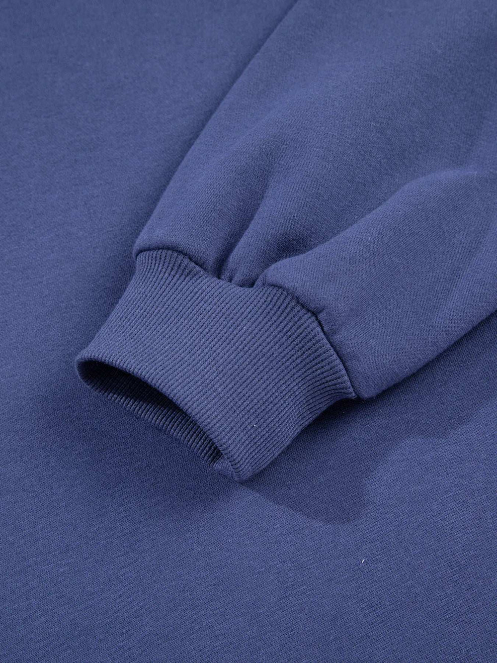 Fleece Lined Adjustable Drawstring Oversize Tunic Hoodie - Trendsi - Flyclothing LLC