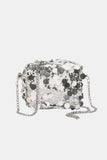 Sequin Chain Shoulder Bag - Trendsi