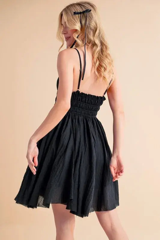 Aemi+Co Lace Detail Mini Cami Dress - Trendsi - Flyclothing LLC