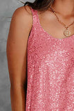 Sequin Scoop Neck Tank - Trendsi - Flyclothing LLC