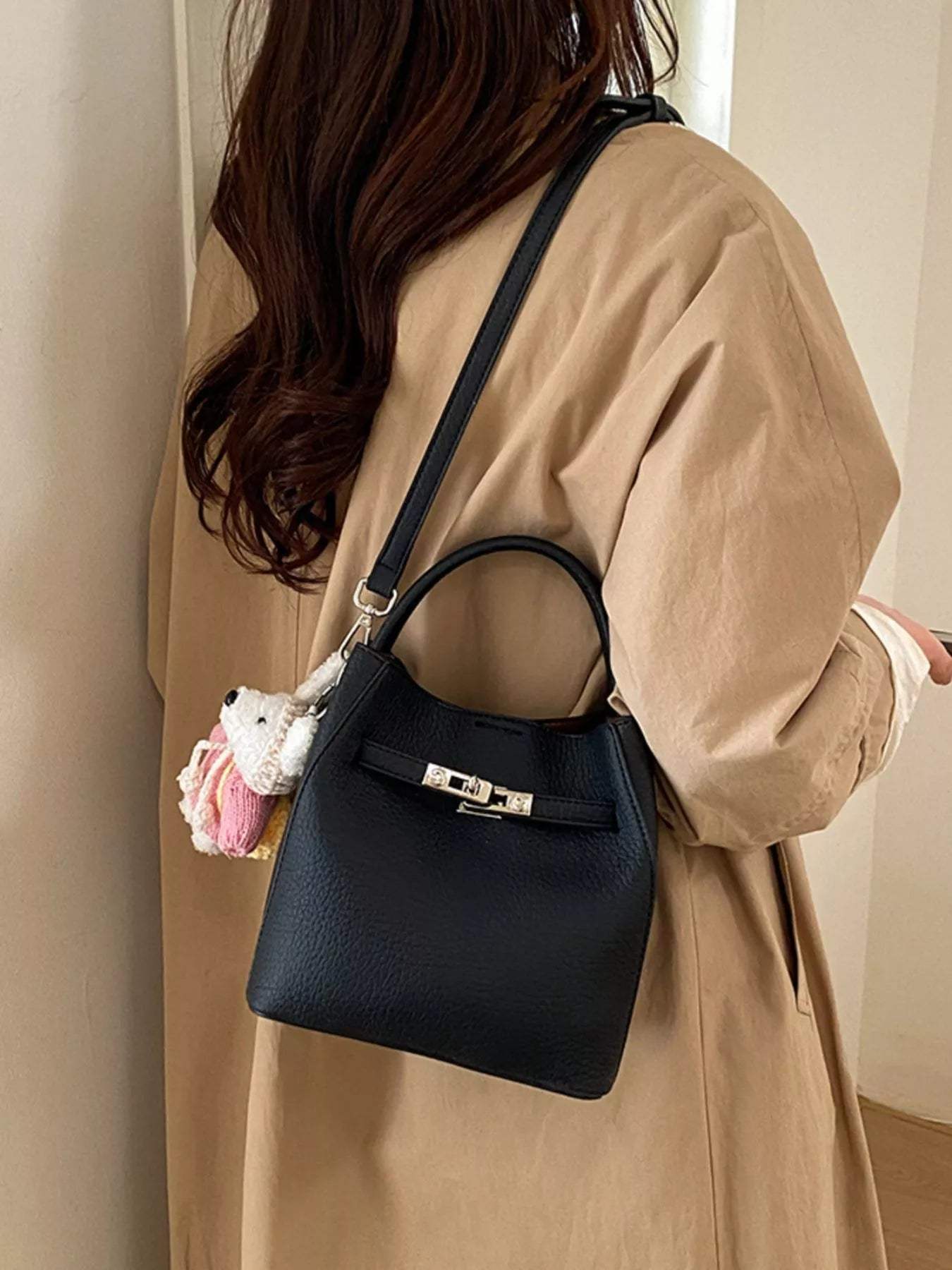 PU Leather Handbag - Trendsi - Flyclothing LLC