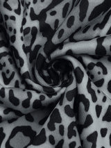 Perfee Leopard Open Front Long Sleeve Jacket - Trendsi - Flyclothing LLC