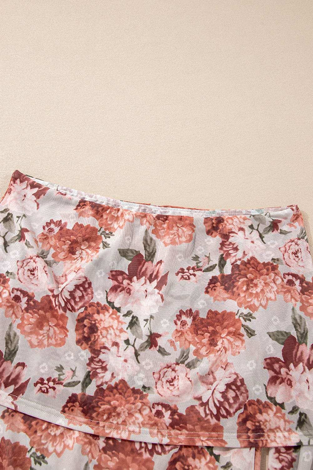 Floral Off-Shoulder Long Sleeve Bodysuit - Trendsi - Flyclothing LLC