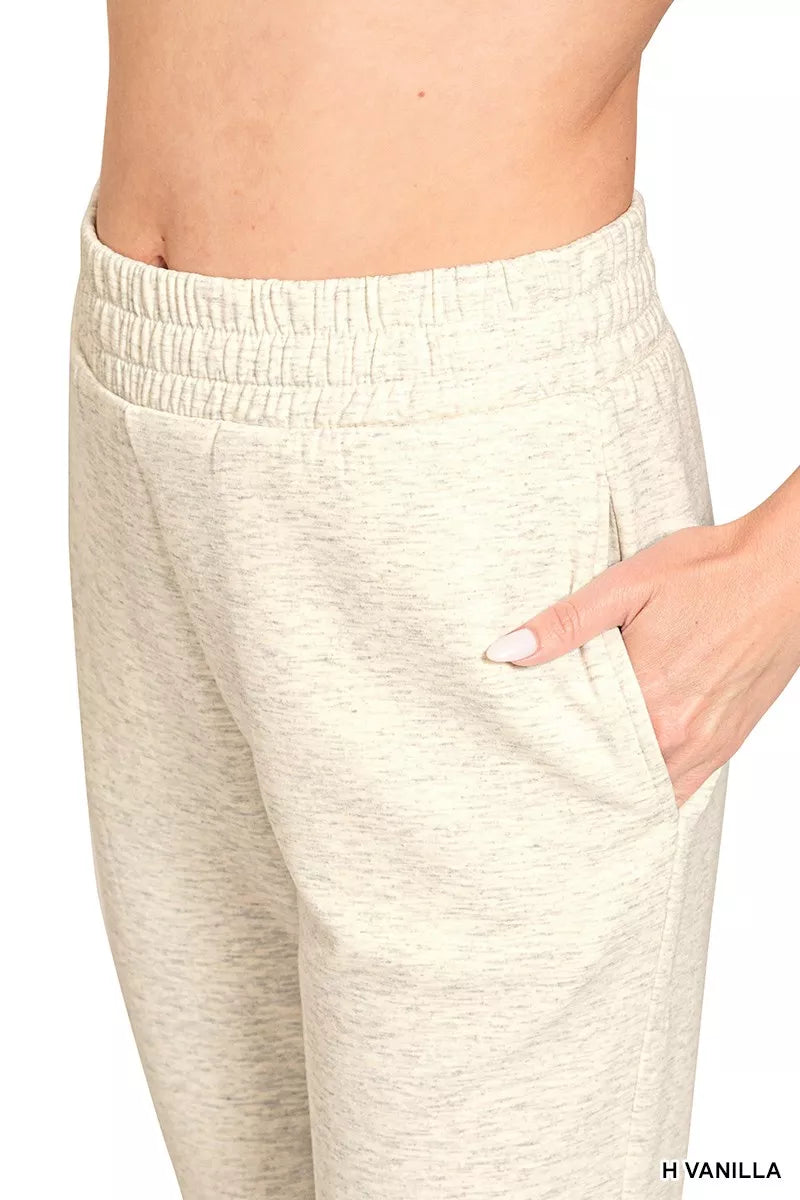 Zenana Scuba Capri Sweatpants with Pocket - Trendsi - Flyclothing LLC