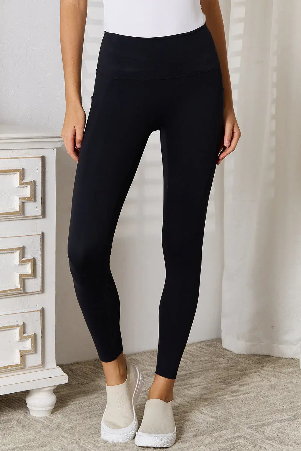 Basic Bae Wide Waistband Sports Leggings - ShopBasicbae - Flyclothing LLC
