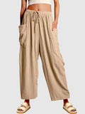 Full Size Wide Leg Pants with Pockets - Trendsi - Flyclothing LLC