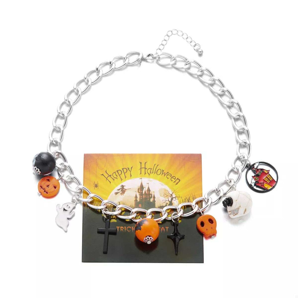 Halloween Charm Chain Necklace - Trendsi - Flyclothing LLC