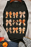 Bow Graphic Round Neck Long Sleeve Sweatshirt - Trendsi - Flyclothing LLC