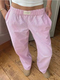 Elastic Waist Wide Leg Pants - Trendsi - Flyclothing LLC