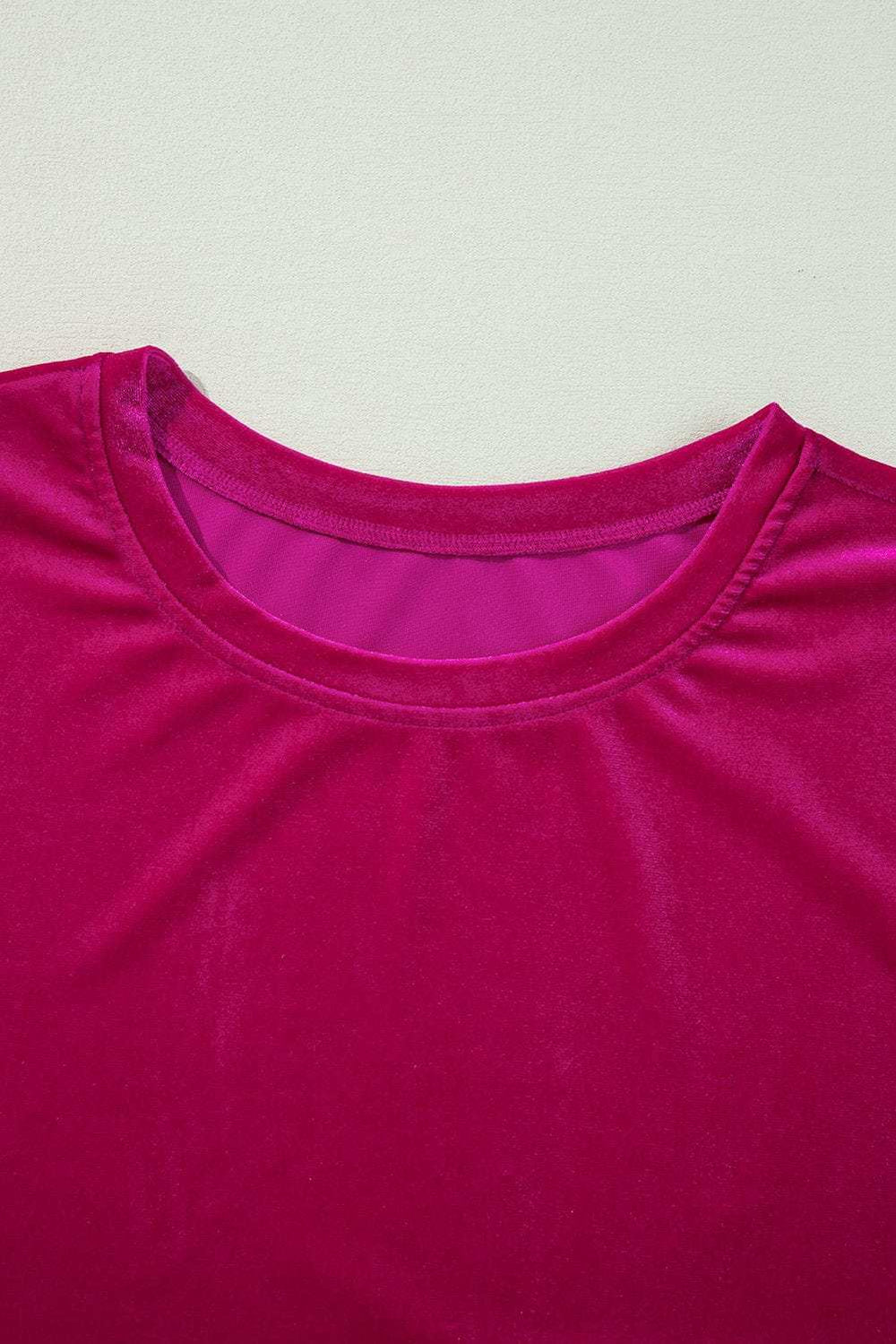 Frill Round Neck Long Sleeve Top and Pants Set - Trendsi - Flyclothing LLC