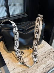 PU Leather Adjustable Strap Crossbody Bag - Trendsi