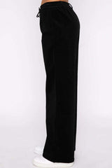 Drawstring Waist Wide Leg Active Pants - Trendsi - Flyclothing LLC