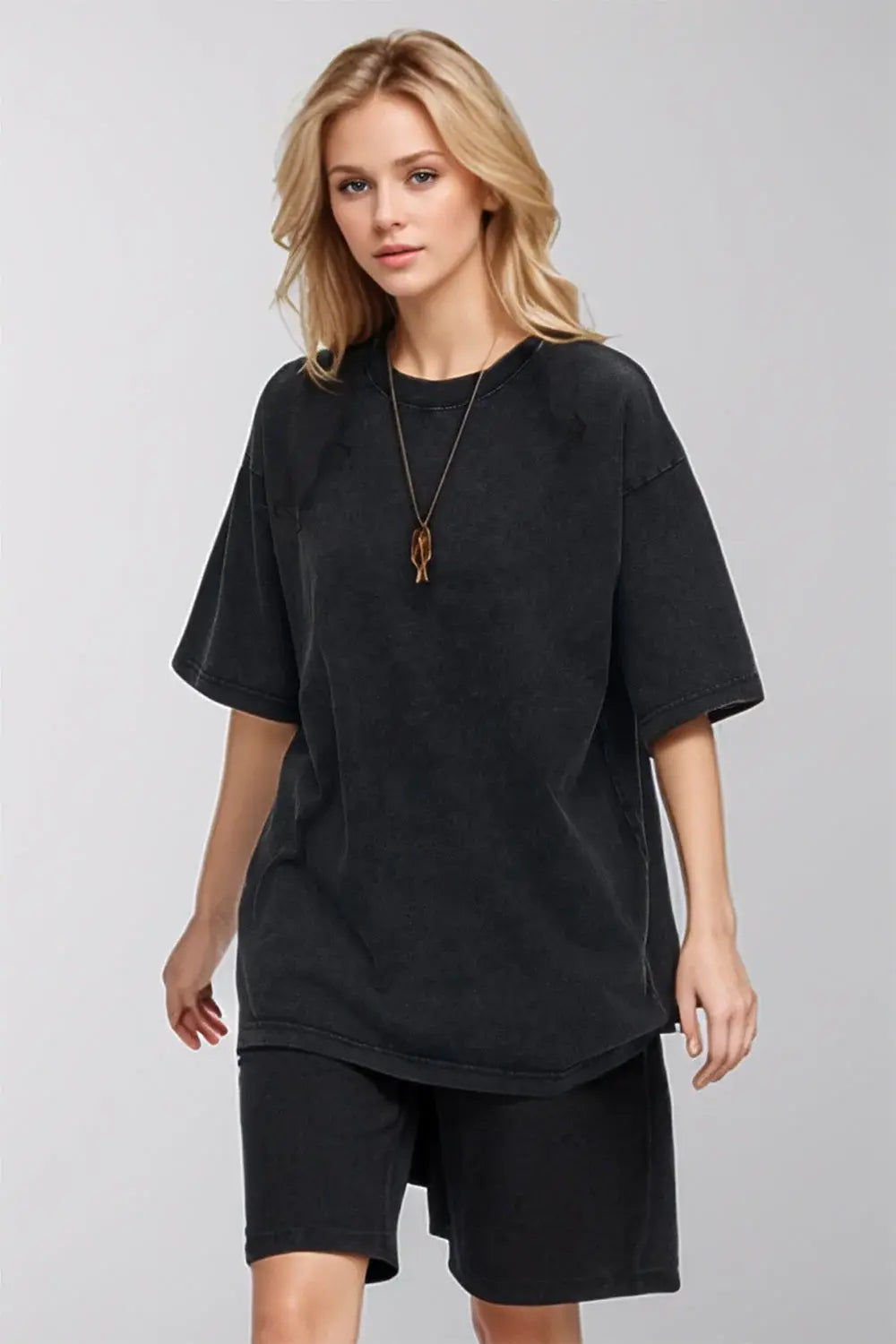 Basic Bae Round Neck Half Sleeve T-Shirt - ShopBasicbae - Flyclothing LLC