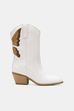 Beast Fashion Butterfly Cut Detail Point Toe Boots - Trendsi