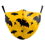 Digital Printing Halloween Skull Pumpkin Creative Design Double-layer Dustproof Mask - My Store - Flyclothing LLC