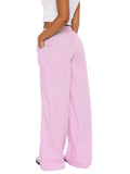 Pocketed Striped Wide Leg Pants - Trendsi - Flyclothing LLC