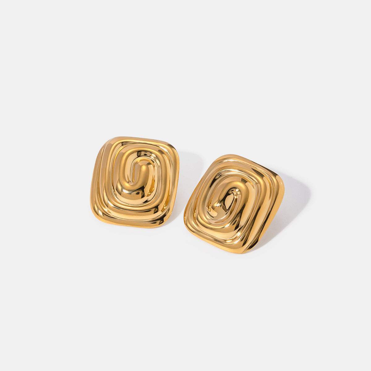 Stainless Steel Stud Earrings - Trendsi - Flyclothing LLC